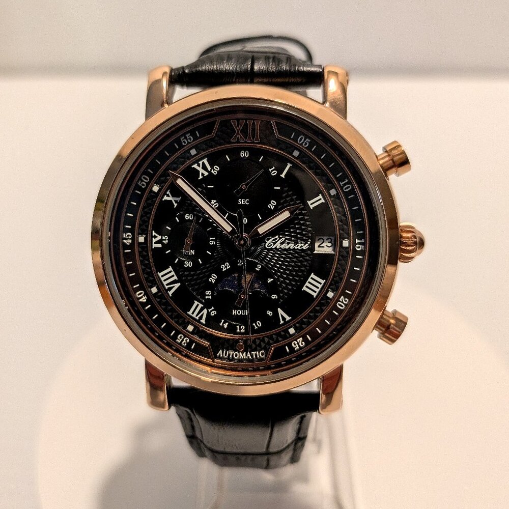 Luxury Moonphase Quartz Watch